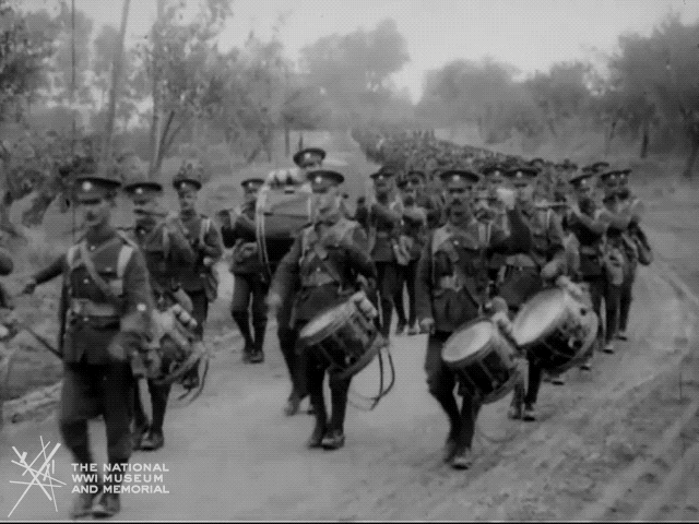 NationalWWIMuseum giphyupload black and white military footage GIF