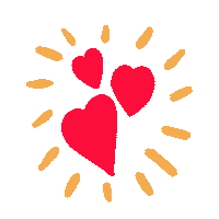 lizkohlerbrown love heart hearts valentines day Sticker