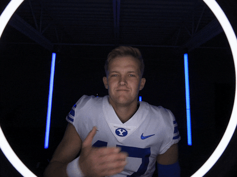 Byu Football Sport GIF by BYU Cougars