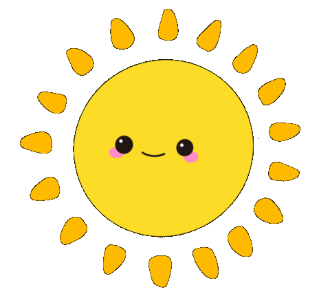 Happy Sun Sticker