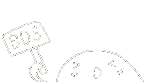 Sos Help Sticker