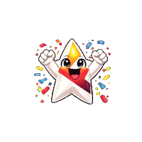 Happy Star Sticker by Die Finals