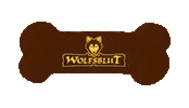 Hund Knochen Sticker by Wolfsblut