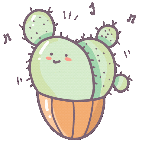 Cactus Dancing Sticker