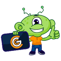 Green Man Smile Sticker by Coin-Galaxy