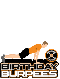 Crossfitteneo fitness birthday gym crossfit Sticker