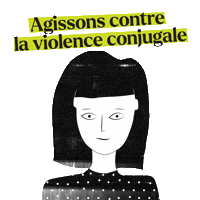 Violenceconjugale Sticker by Regroupement des maisons pour femmes victimes de violence conjugale