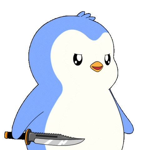 Angry Penguin Sticker by Pudgy Penguins