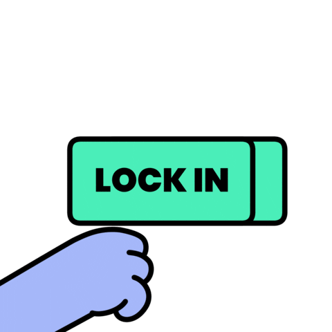 Im Ready Locked In Sticker by Kudai