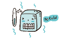 Freeze Freezing Sticker by cypru55