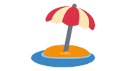 emojivid emoji emojivid places beachwithumbrella Sticker