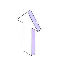 Arrow Top Sticker by Qonto