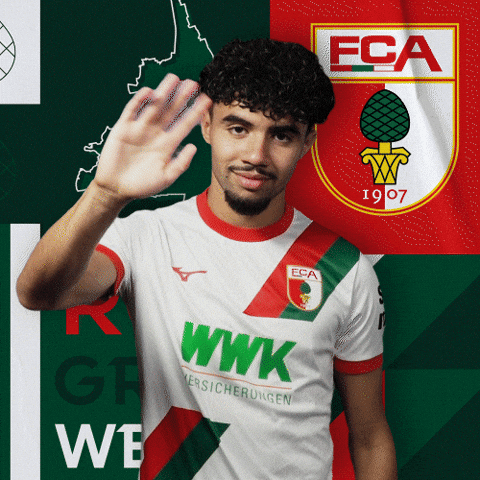 Football Wave GIF by FC Augsburg 1907