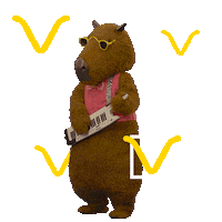 Capivara Sticker by Vero Internet