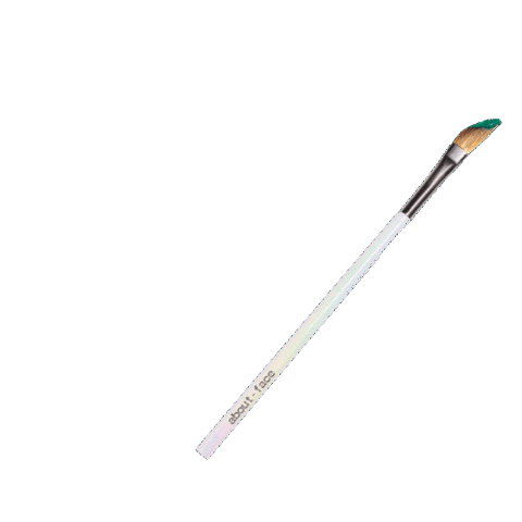 Makeup Brush Sticker by About-Face Beauty