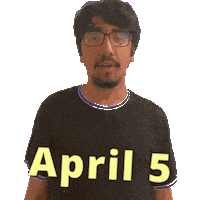 April 5Th Sticker