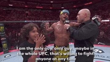 I'm Willing To Fight Anyone Anytime