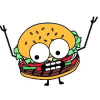 burgerkingspain king burger tasty baba Sticker