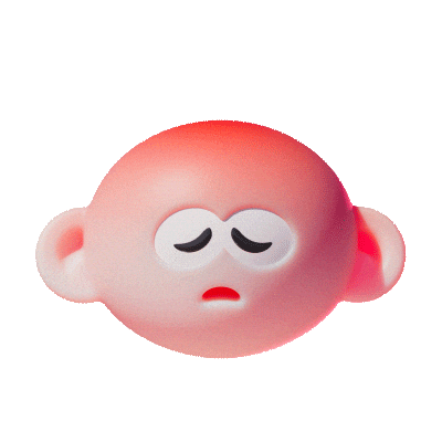 Tired Wiped Out Sticker
