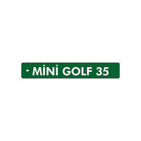 minigolf35 golf hit score put Sticker