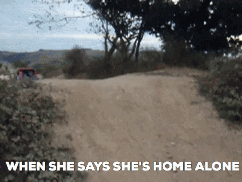 jumping home alone GIF by Tim Coronel