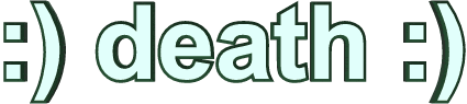 death Sticker by AnimatedText