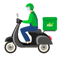 Freedelivery Sticker by FoodBeeper