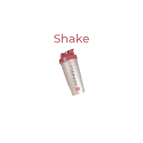 Herwell giphyupload pink shake shaker Sticker