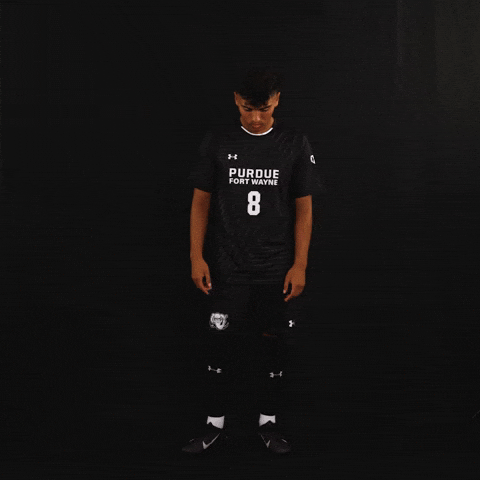 Soccer Point Up GIF by Purdue Fort Wayne Athletics