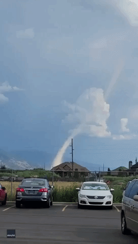 Likely 'Very Well Formed Dust Devil' Spotted in Ogden, Utah