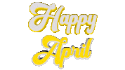 Happy April Sticker by OpticalArtInc.
