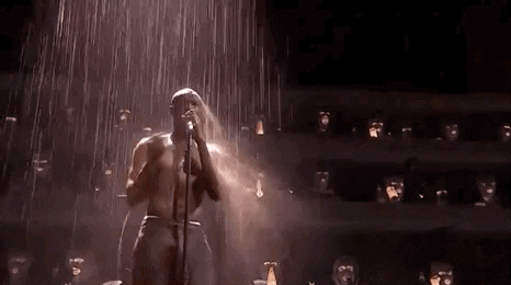 brits raining GIF by BRIT Awards
