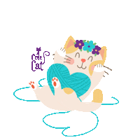 CuteCatPe cats gato gatos familia Sticker