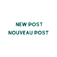 New Post Nouveau Post Sticker by Alexandria Moulding