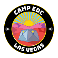 edc las vegas camp Sticker by Insomniac Events