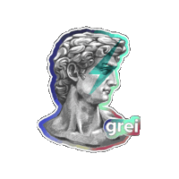 Grei Statue Sticker by grei Agency