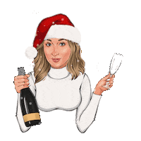 Новый Год Celebrating Sticker