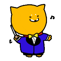 shibainuraku love happy music heart Sticker