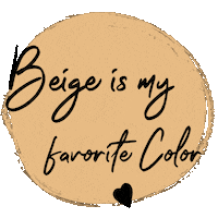 Beige Sticker