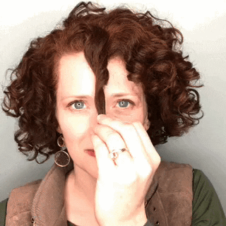 mymerrymessycurls curls curly hair red hair boing GIF