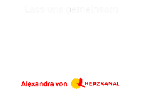 Herzkanal white lines spirit typo Sticker