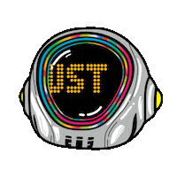 keekakostudio helmet lock daftpunk keekako Sticker