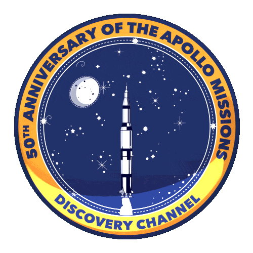 moon apollo Sticker by Discovery Channel Turkiye