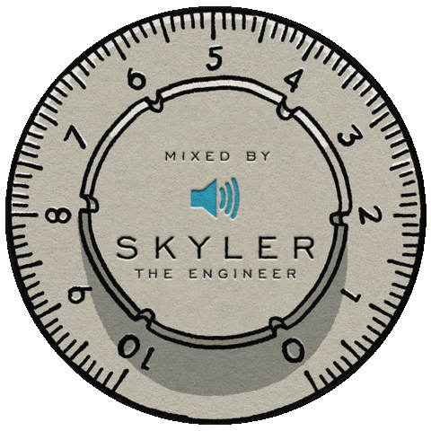 Music Studio Vintage Sticker by Skyler The Engineer