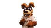 SmokiesBaseball dance baseball shopping homer Sticker