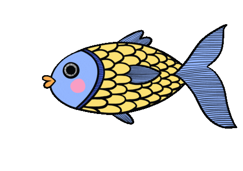 Fish Bubble Sticker by Ahoi