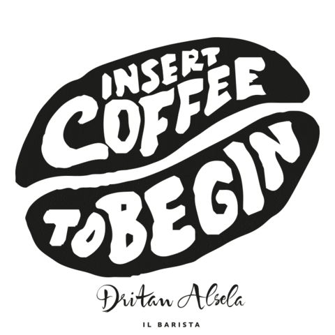 dritanalsela coffee germany motivation coffee time Sticker