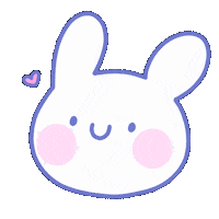 Bunny Love Sticker by paulapastela