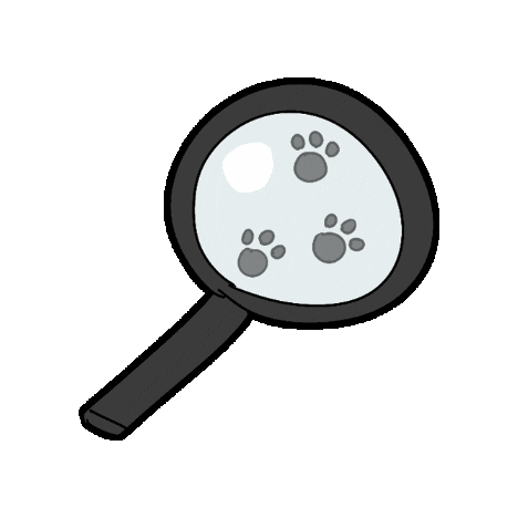 Magnifier Murdermystery Sticker