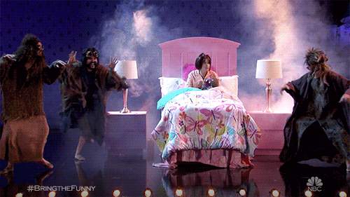 Scared Bring The Funny GIF by NBC